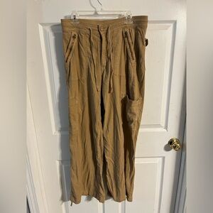 American Eagle Outfitters Tan Wide Leg Pants